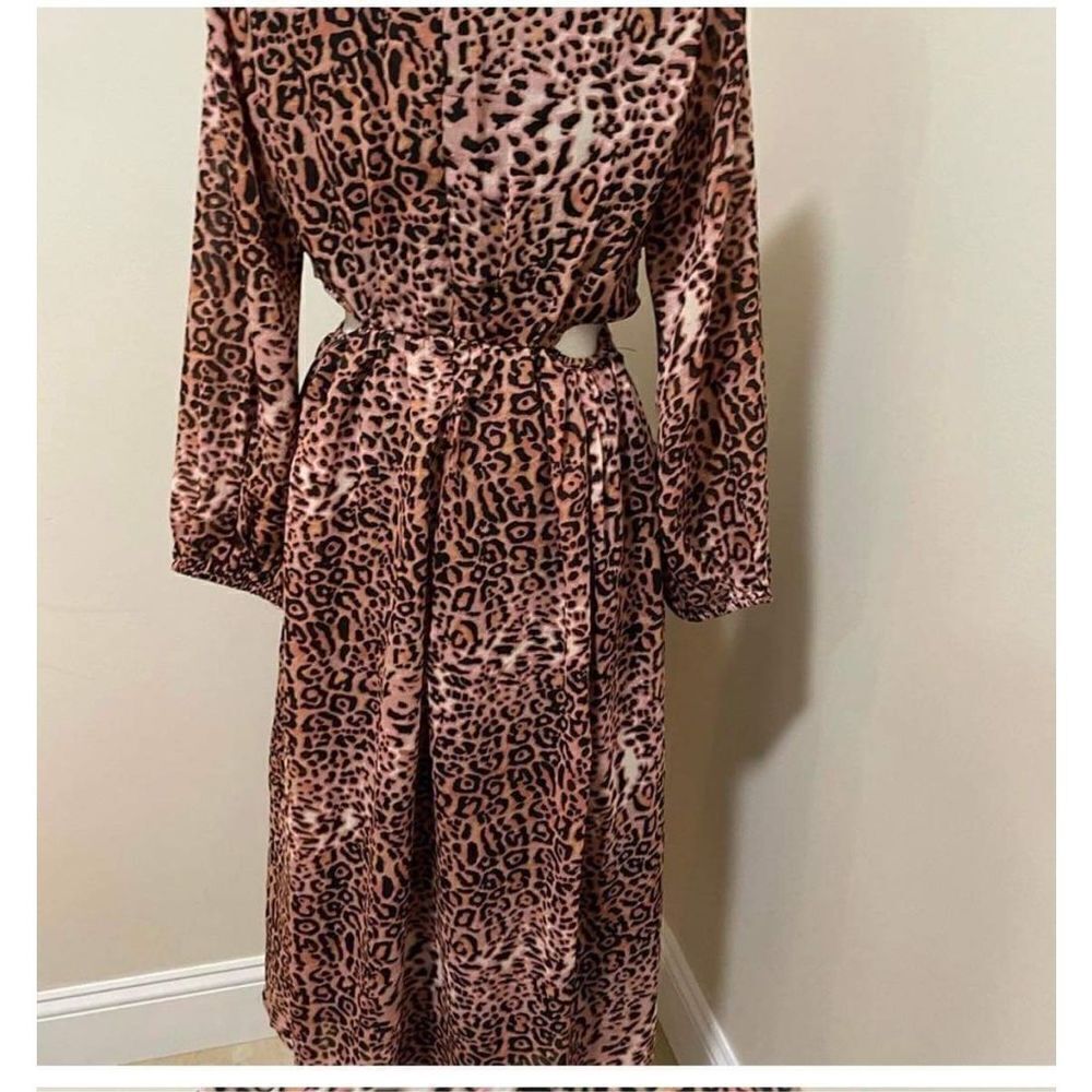 New Anthropologie x Ranna Gill Floral Cut-Out Midi Dress Size XS - Picture 6 of 7